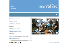 Tablet Screenshot of minimalmix.com